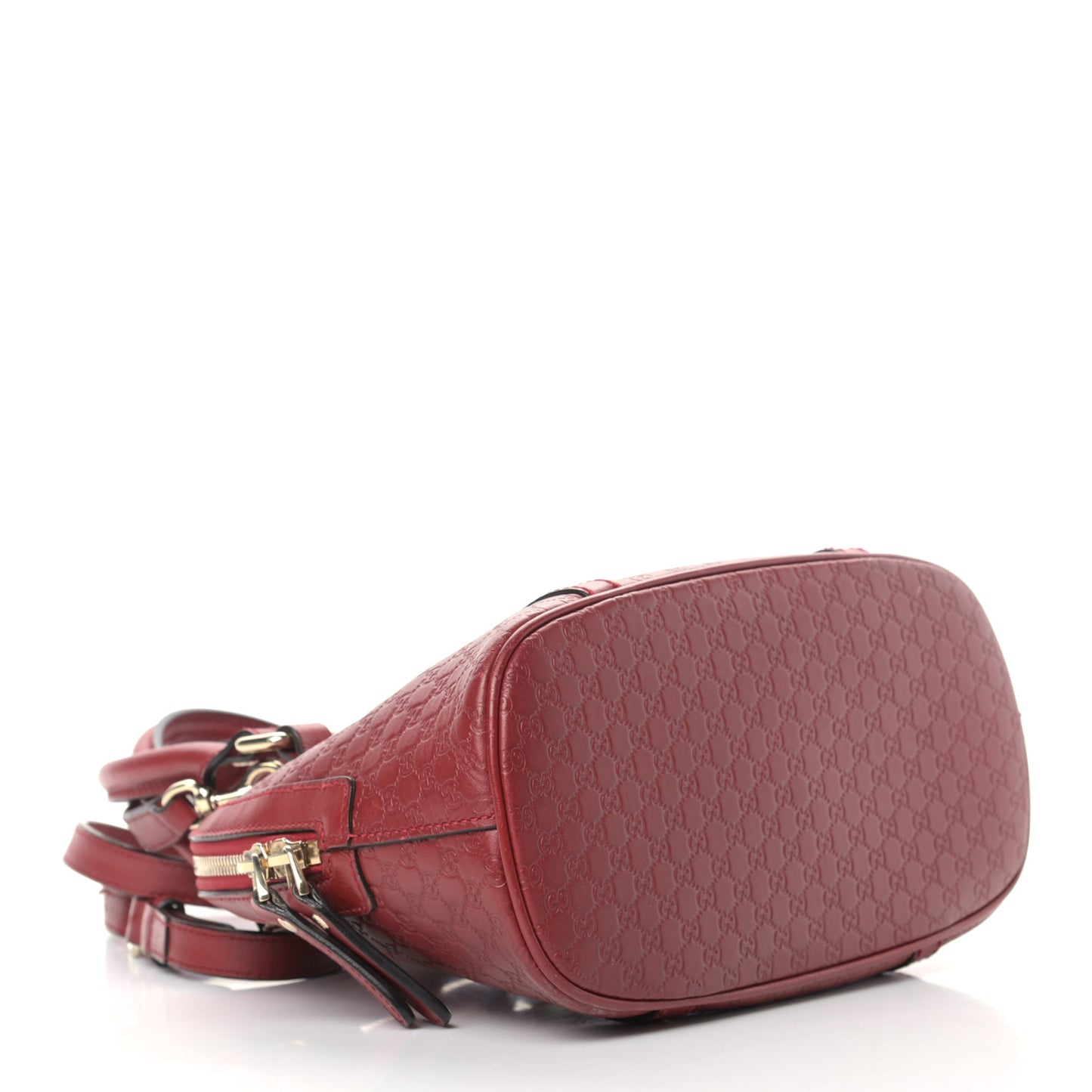 Soft Microguccissima Mini Dome Bag Rosso