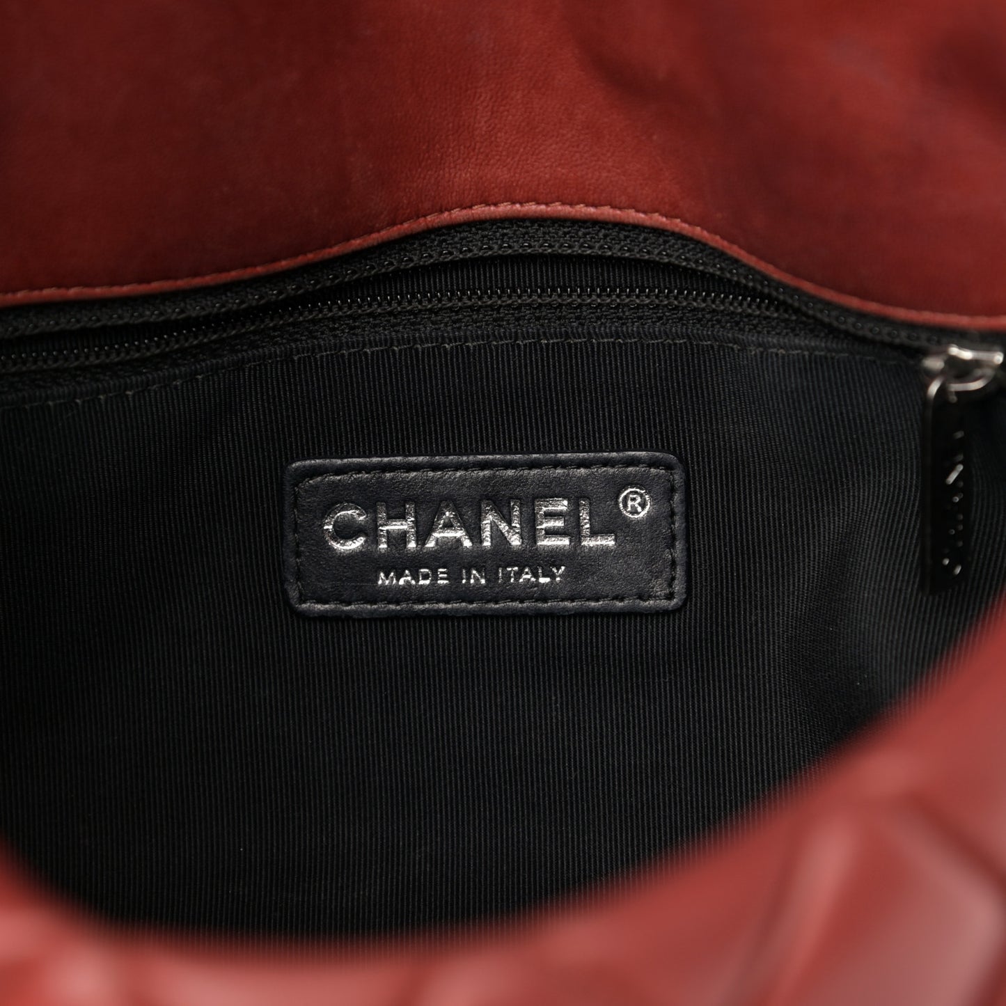 Lambskin Large New Bubble Flap Red