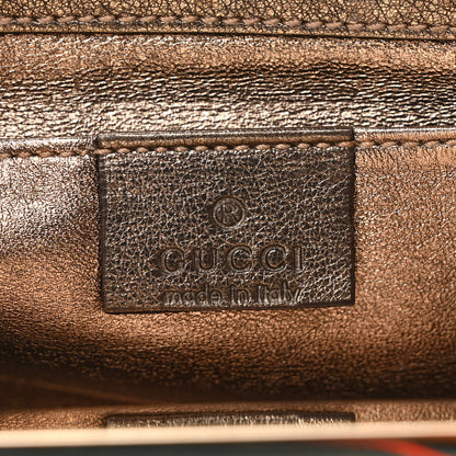 Gucci Calfskin Britt Clutch Pewter 6 of 7