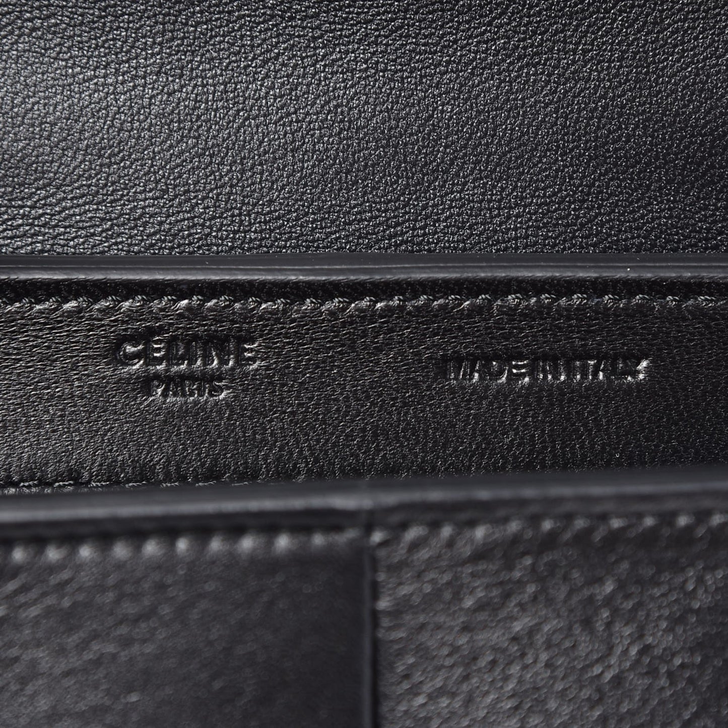 Lambskin Quilted Small Trapeze Black