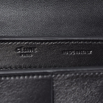 Celine Lambskin Quilted Small Trapeze Black 7 of 11