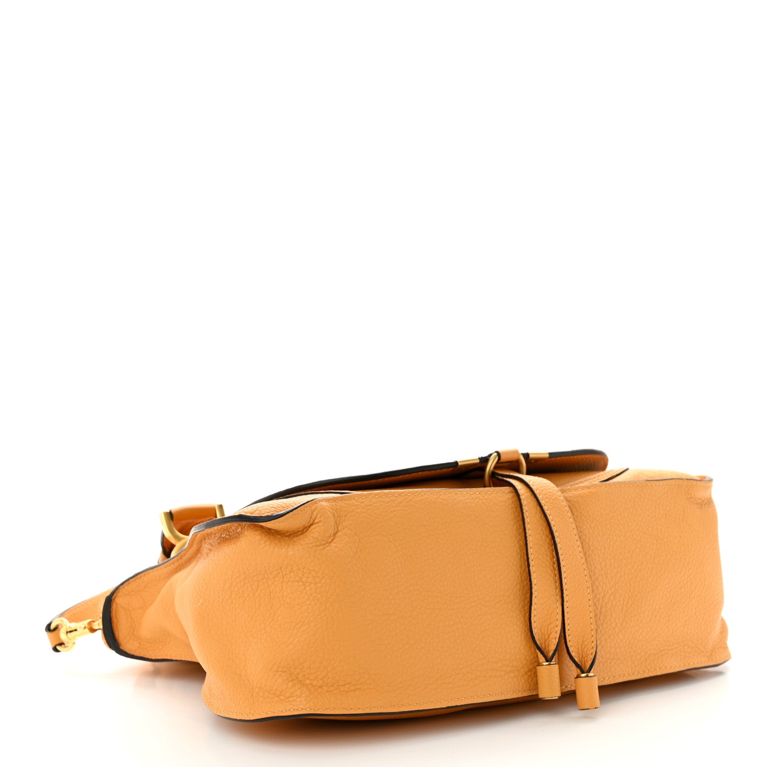 Chloe Calfskin Medium Marcie Satchel Burning Camel 4 of 9