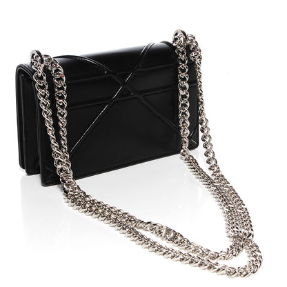 Christian Dior Lambskin Mini Diorama Flap Bag Black 3 of 6