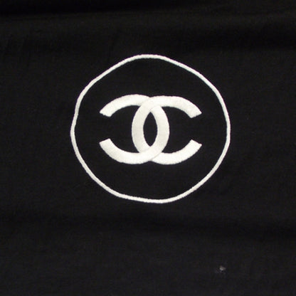 Chanel Cashmere Shawl Scarf Black 3 of 5