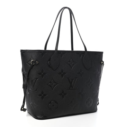 Louis Vuitton Empreinte Monogram Giant Neverfull MM Black 4 of 10