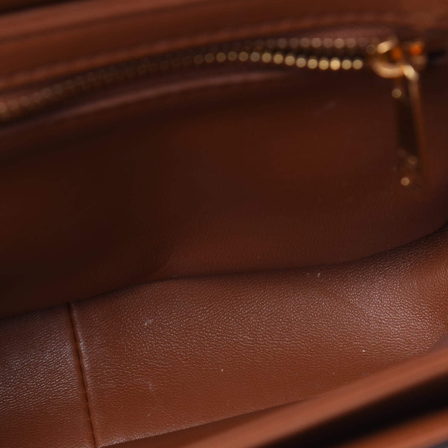 Celine Calfskin Triomphe Canvas Teen Triomphe Bag Tan 5 of 5