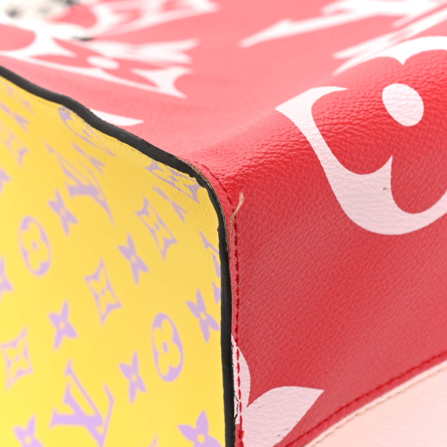 Louis Vuitton Monogram Giant Onthego GM Rouge Rose 14 of 23