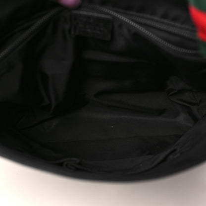 Gucci Techno Canvas Web Large Flap Messenger Bag Black 5 of 10