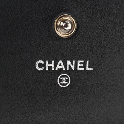 Chanel Caviar Timeless CC Large Gusset Flap Wallet Black 6 of 8