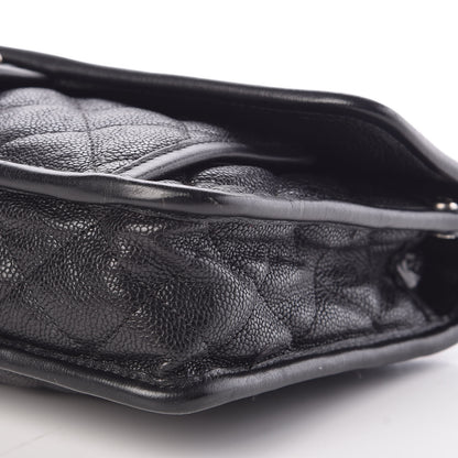 Chanel Caviar Quilted Medium French Riviera Flap Black 10 of 11
