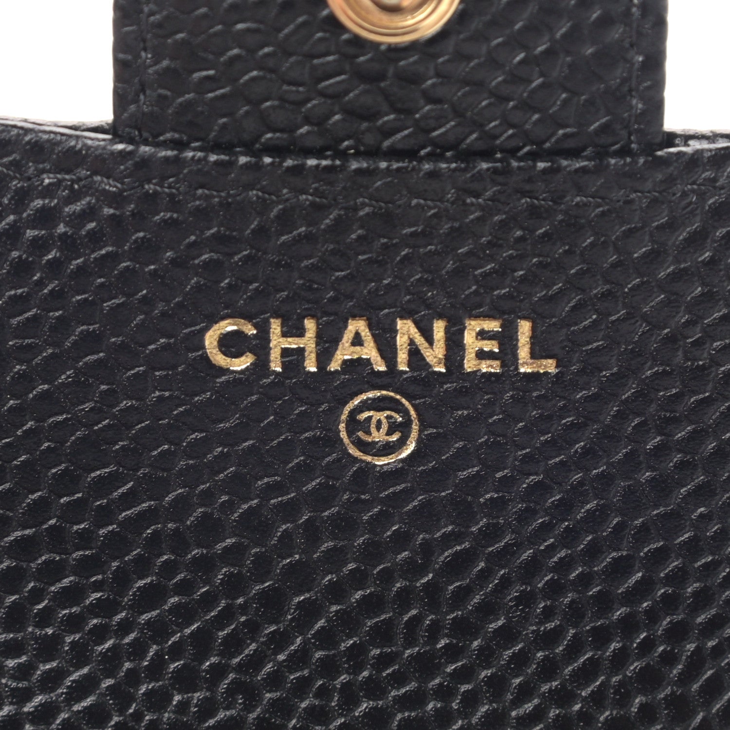 Chanel Caviar Quilted Compact Flap Wallet Black 6 of 8