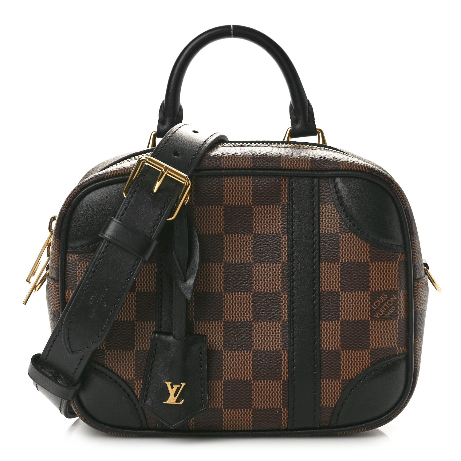 Louis Vuitton Damier Ebene Valisette Souple BB Black 1 of 10