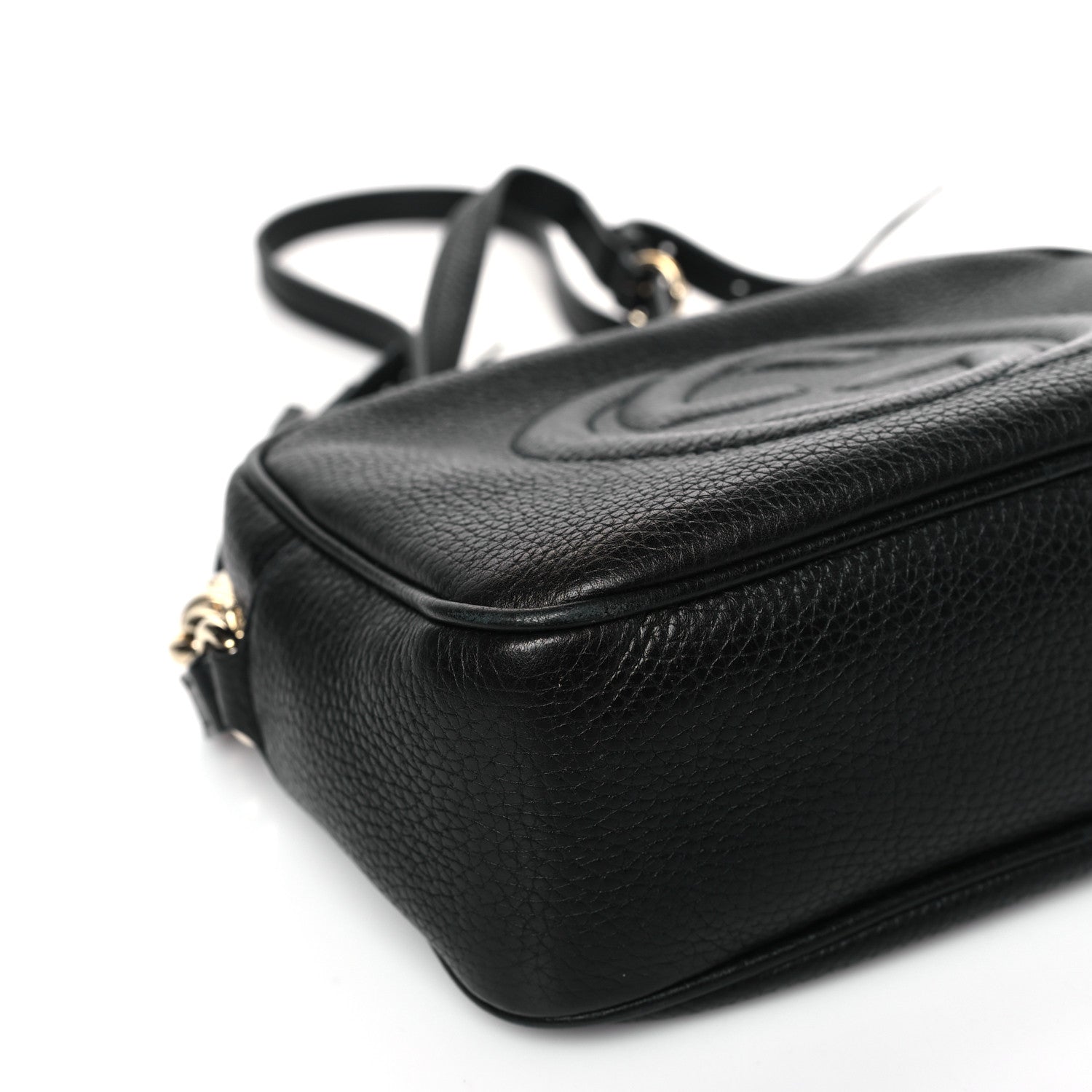 Gucci Pebbled Calfskin Small Soho Disco Bag Black 8 of 9
