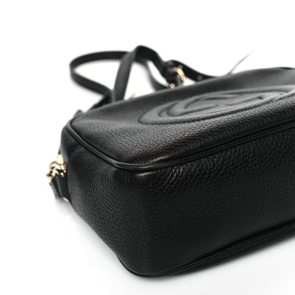 Gucci Pebbled Calfskin Small Soho Disco Bag Black 8 of 9