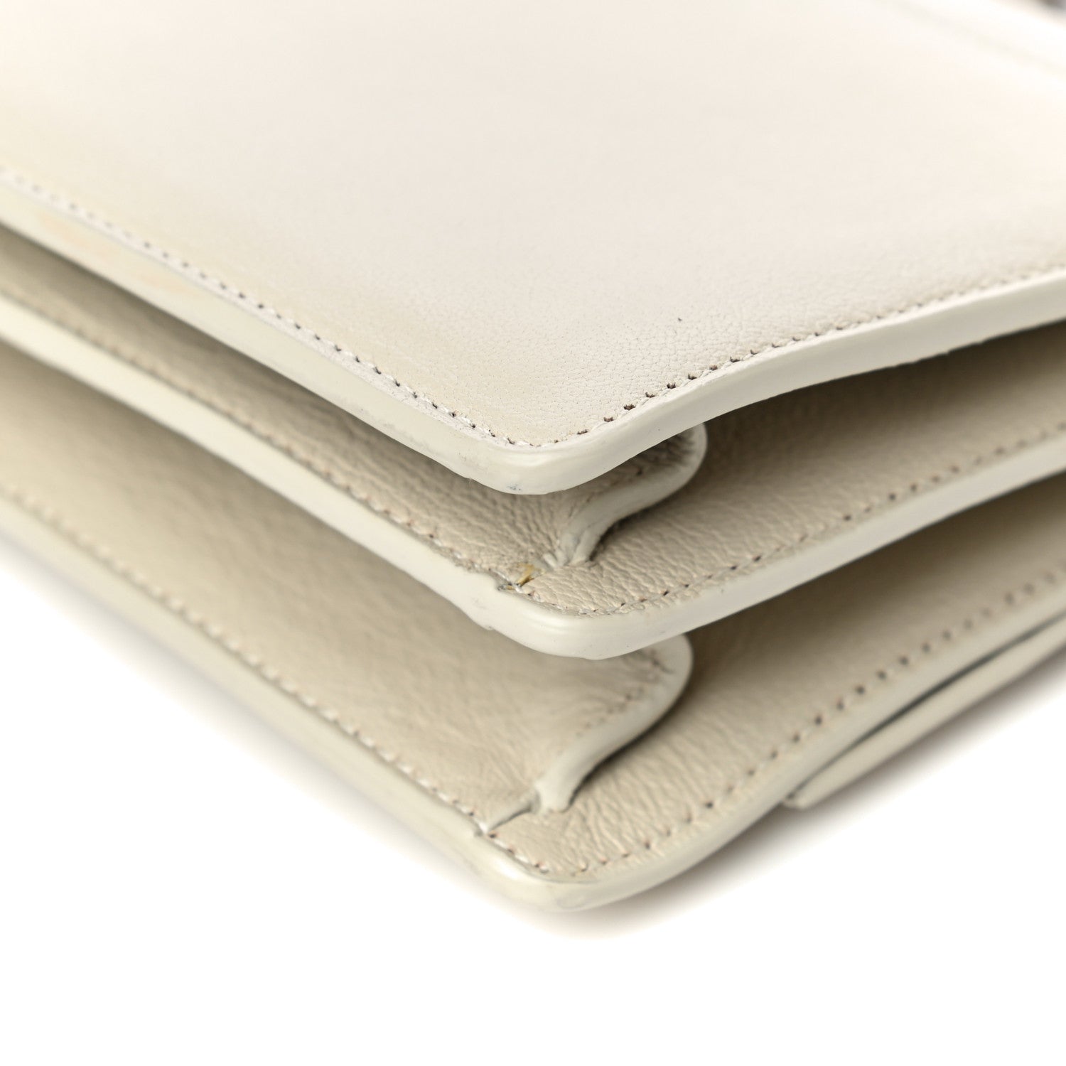 Saint Laurent Calfskin Small Monogram Sunset Crema Soft 12 of 22