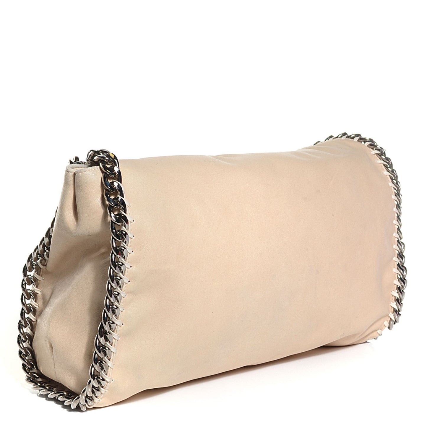 Shaggy Deer East West Falabella Tote Beige