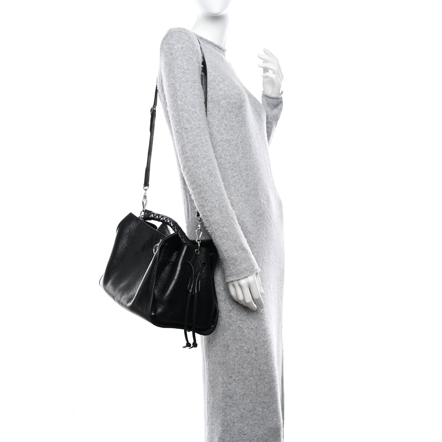 Mulberry High Shine Calfskin Iris Tote Black 2 of 11