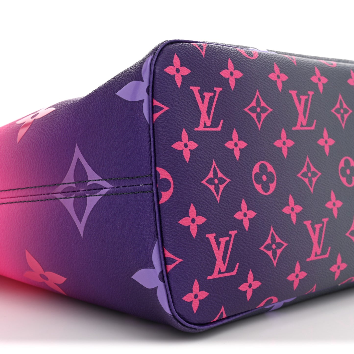 Monogram Giant Spring In The City Neverfull MM Midnight Fuchsia