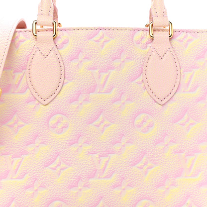 Louis Vuitton Empreinte Monogram Summer Stardust Onthego PM Pink 6 of 8