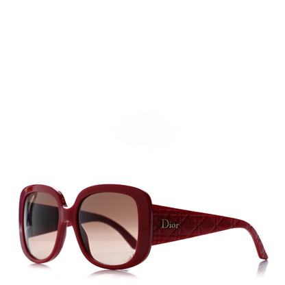 Christian Dior Resin Cannage Dior Lady 1 Sunglasses Red 1 of 4