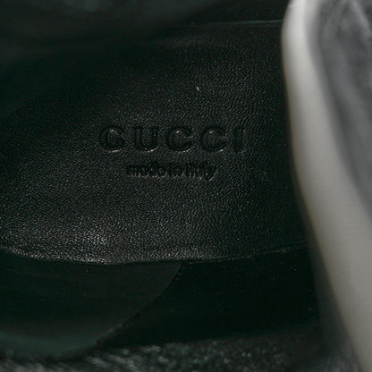 Gucci Suede Knee High Web Boots 35.5 Black 7 of 9