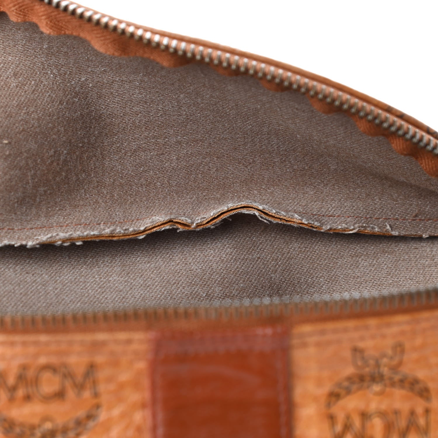MCM Visetos Belt Bag Cognac 6 of 9