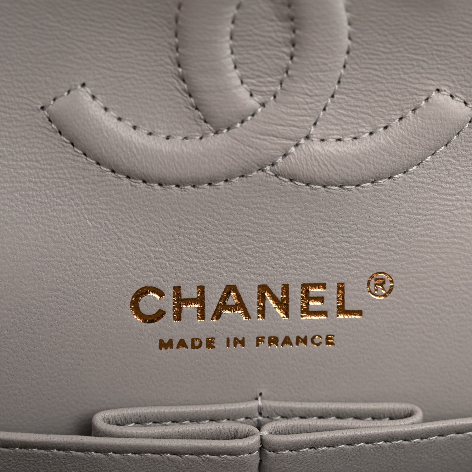 Chanel Caviar Quilted Small Double Flap Grey 6 of 10