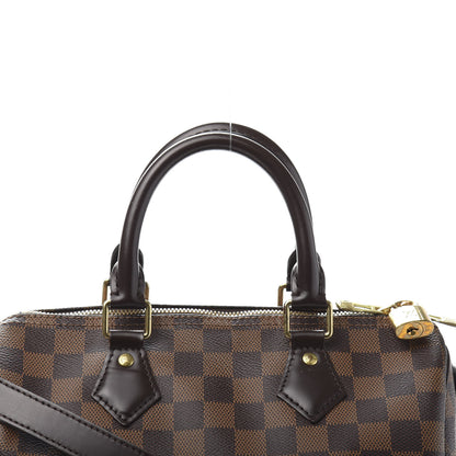 Louis Vuitton Damier Ebene Speedy Bandouliere 25 14 of 14