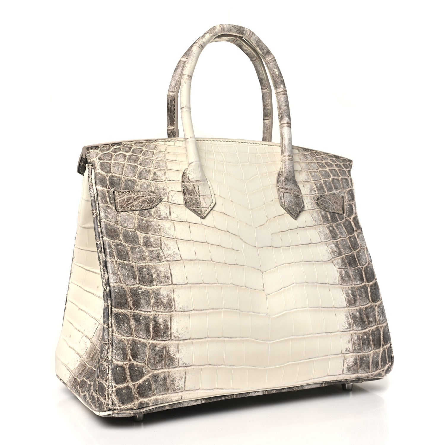 Hermes Matte Niloticus Crocodile Himalaya Birkin 30 Blanc 3 of 11
