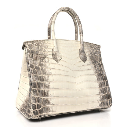 Hermes Matte Niloticus Crocodile Himalaya Birkin 30 Blanc 3 of 11