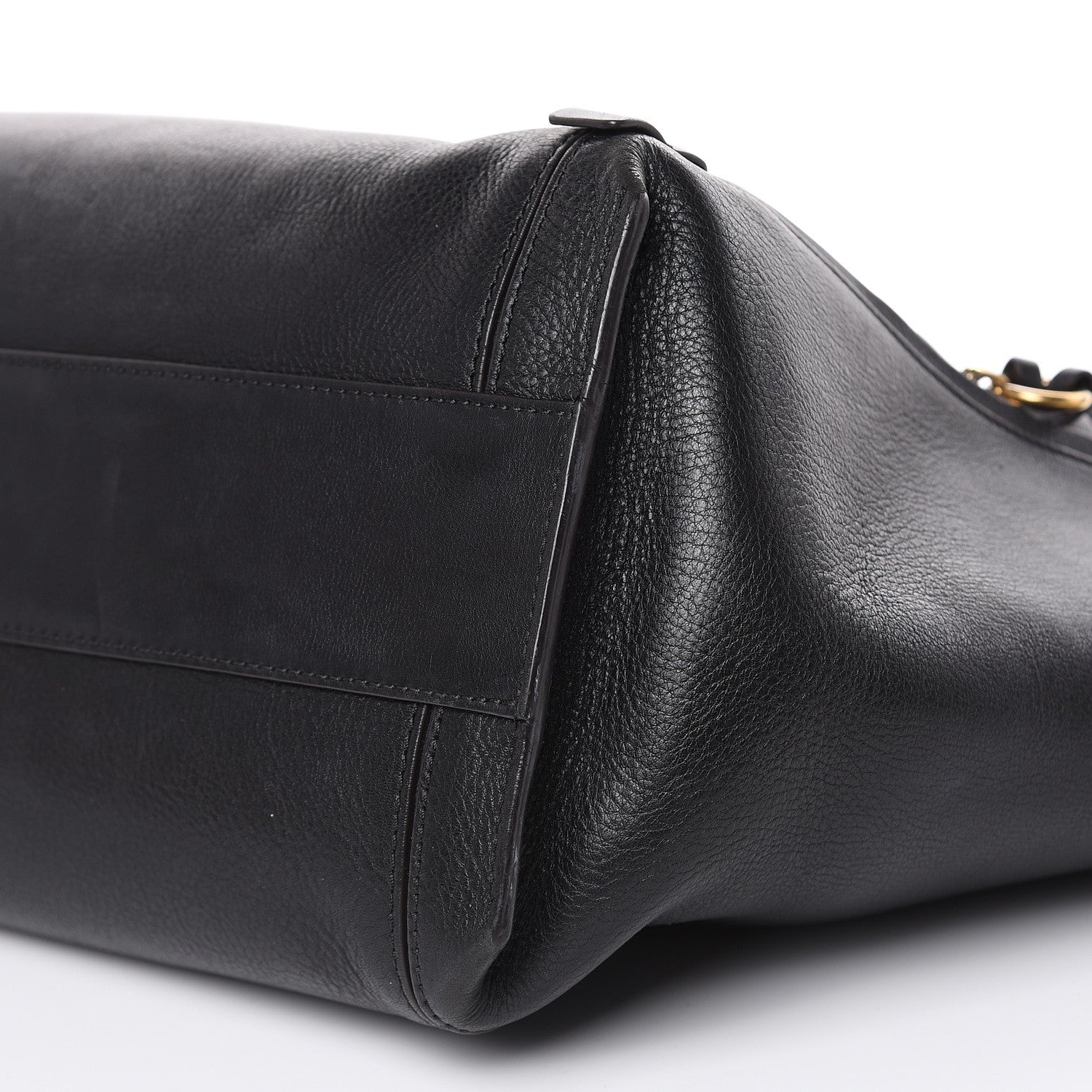 Chloe Smooth Calfskin Medium Milo Shopping Tote Black 9 of 18