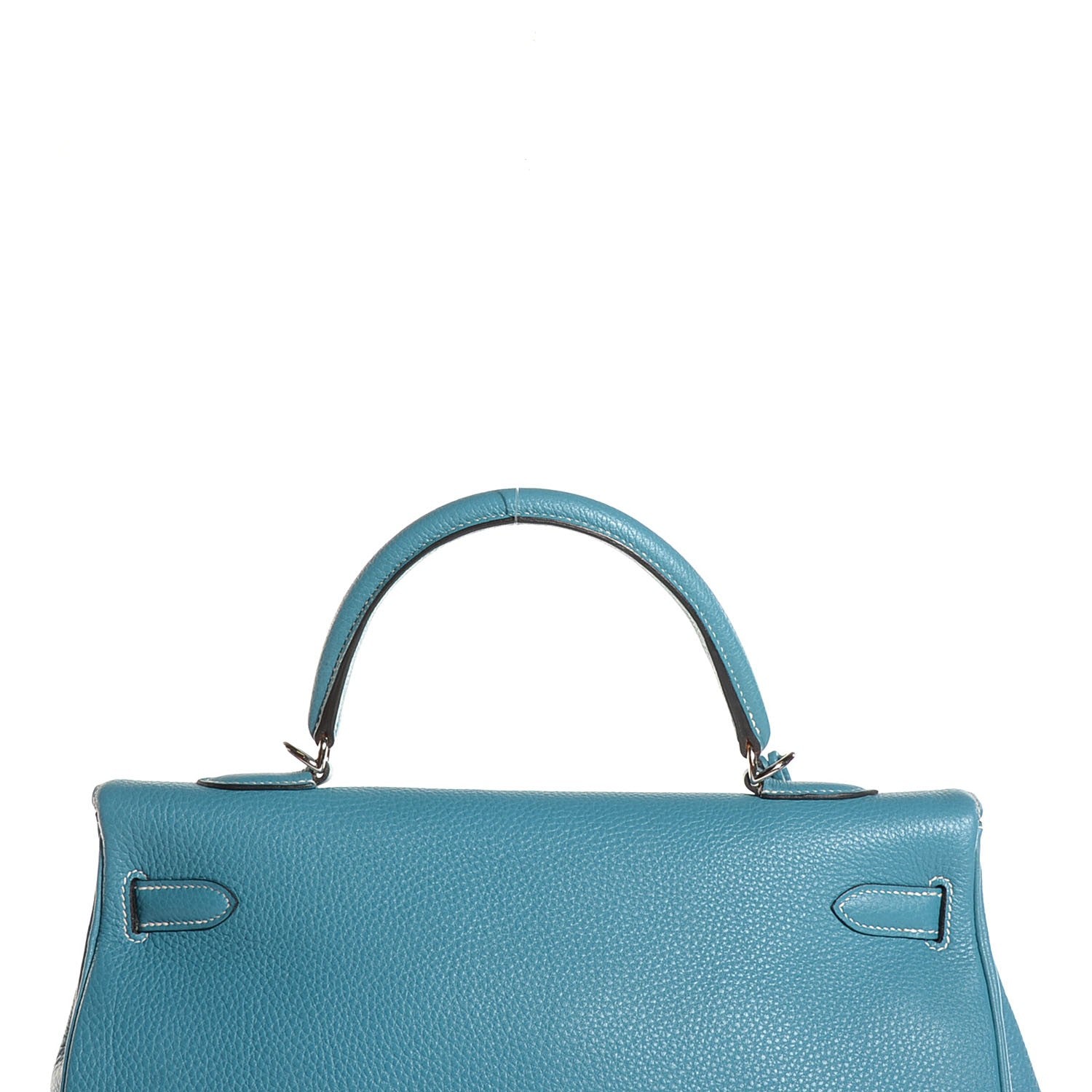 Hermes Togo Kelly Retourne 35 Blue Jean 8 of 25