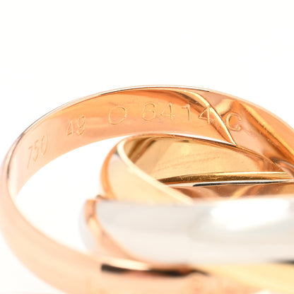 Cartier 18K Pink Yellow White Gold Classic Les Must De Cartier Trinity Ring 49 4.75 4 of 4