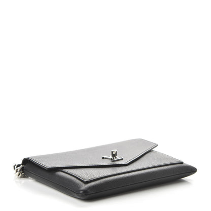 Louis Vuitton Soft Calfskin My Lockme Pochette Black 4 of 9