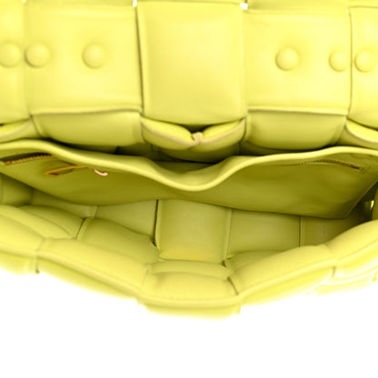 Bottega Veneta Lambskin Maxi Intreccio Padded Chain Cassette Crossbody Bag Seagrass 5 of 13