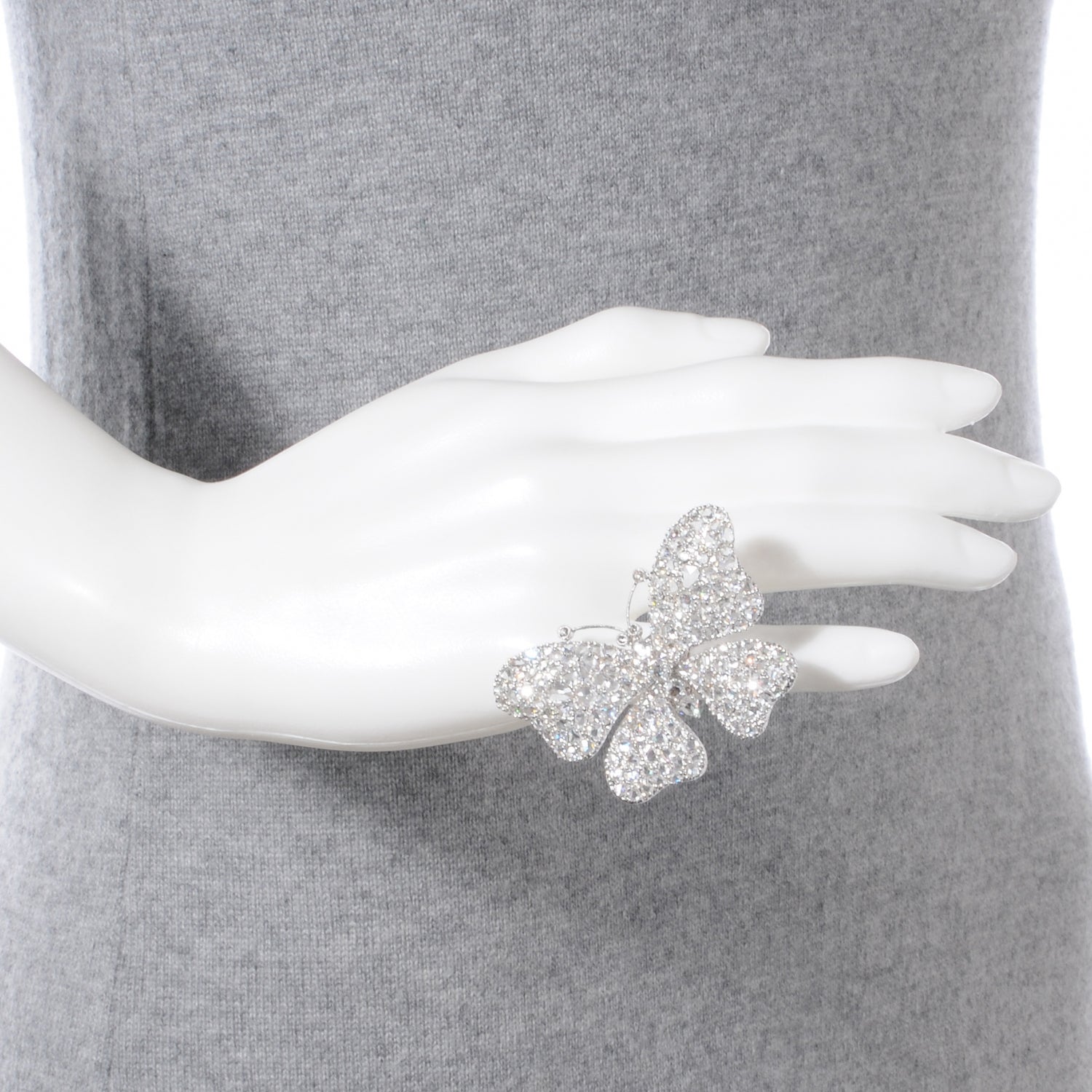 Harry Winston LORRAINE SCHWARTZ 18k Diamond Butterfly Pin Ring 5 2 of 5