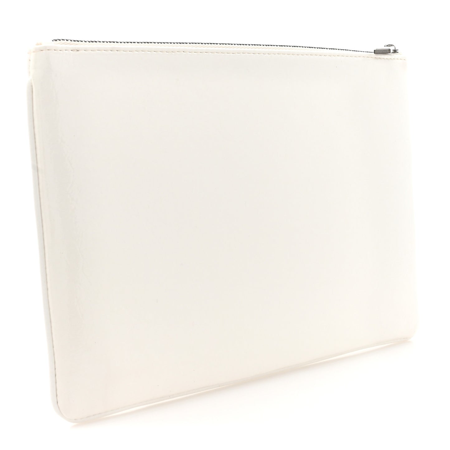 Vinyl Dog Cosmetic Pouch White Blue