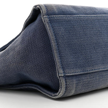 Chanel Canvas Medium Deauville Tote Blue 9 of 12