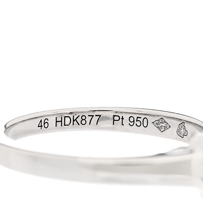 Cartier Platinum Diamond .23ct Ballerine Solitaire Engagement Ring 46 3.75 6 of 7