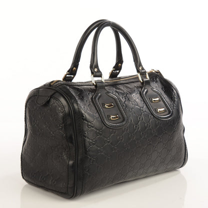 Gucci Guccissima Medium Techno Tag Boston Black 3 of 7