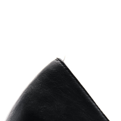 Chanel Lambskin Cap Toe Pearl Pumps 35 Black 10 of 11