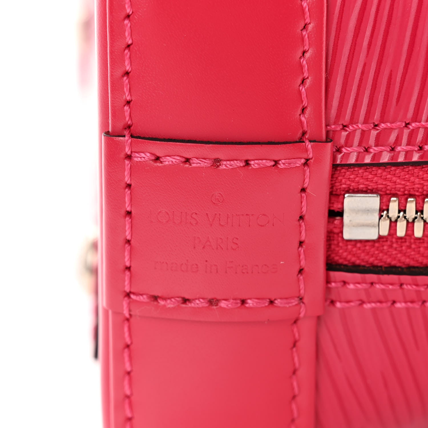 Louis Vuitton Epi Jacquard Alma BB Rose Pondicherry 6 of 9