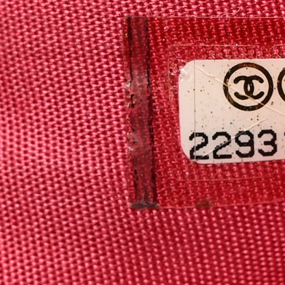 Chanel Lambskin Quilted Compact Boy Wallet Pink 8 of 10