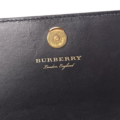 Burberry Vintage Check Henley Wallet On Chain Black 6 of 11