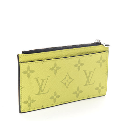 Louis Vuitton Monogram Taiga Coin Card Holder Yellow 3 of 6