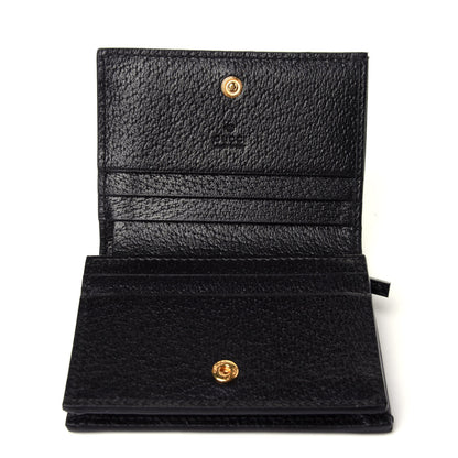 Gucci Calfskin Web Ophidia Card Case Black 8 of 9