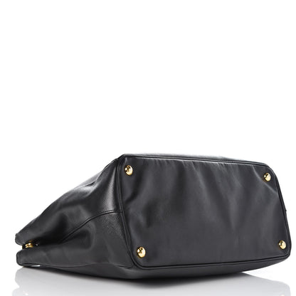Prada Saffiano Large Galleria Double Zip Tote Black 4 of 15