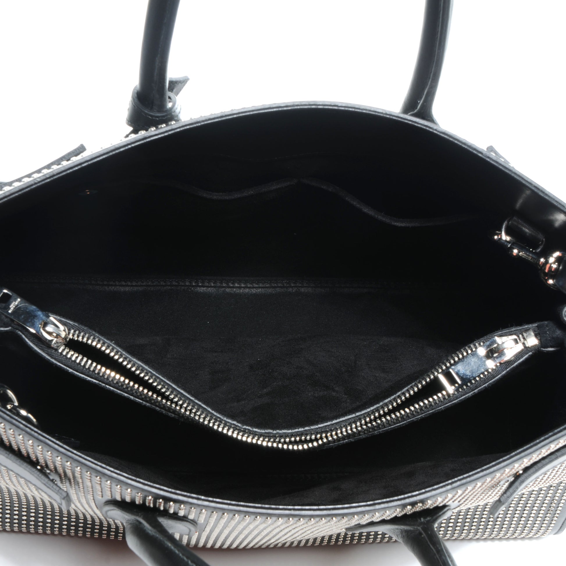 Saint Laurent Studded Leather Small Sac de Jour Carryall Black 5 of 8