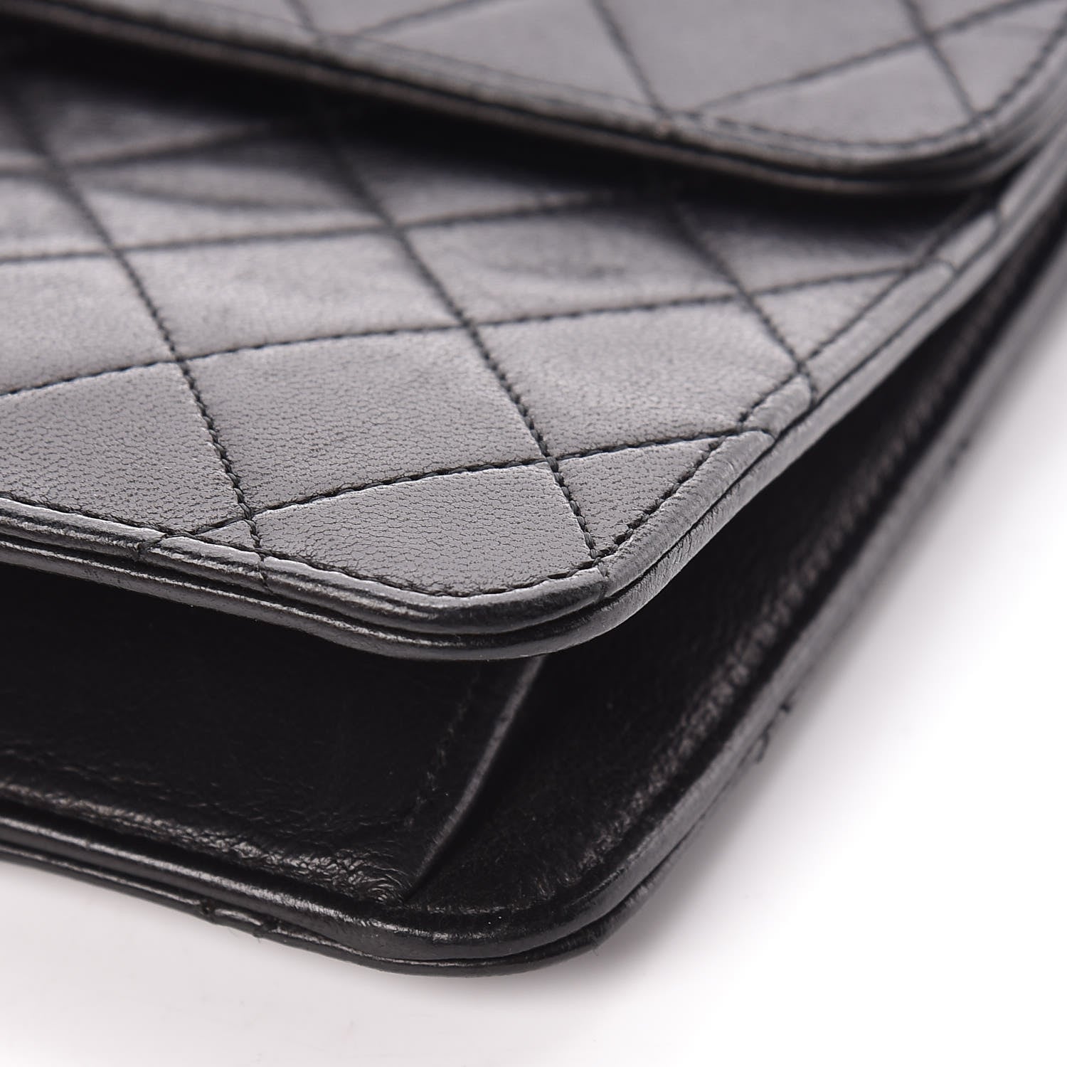 Chanel Lambskin Quilted Medium Single Flap Black 12 of 12