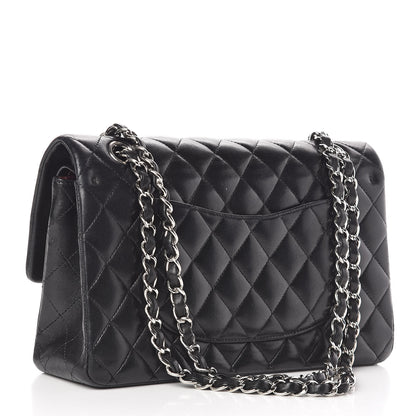 Chanel Lambskin Quilted Medium Double Flap Black 3 of 13
